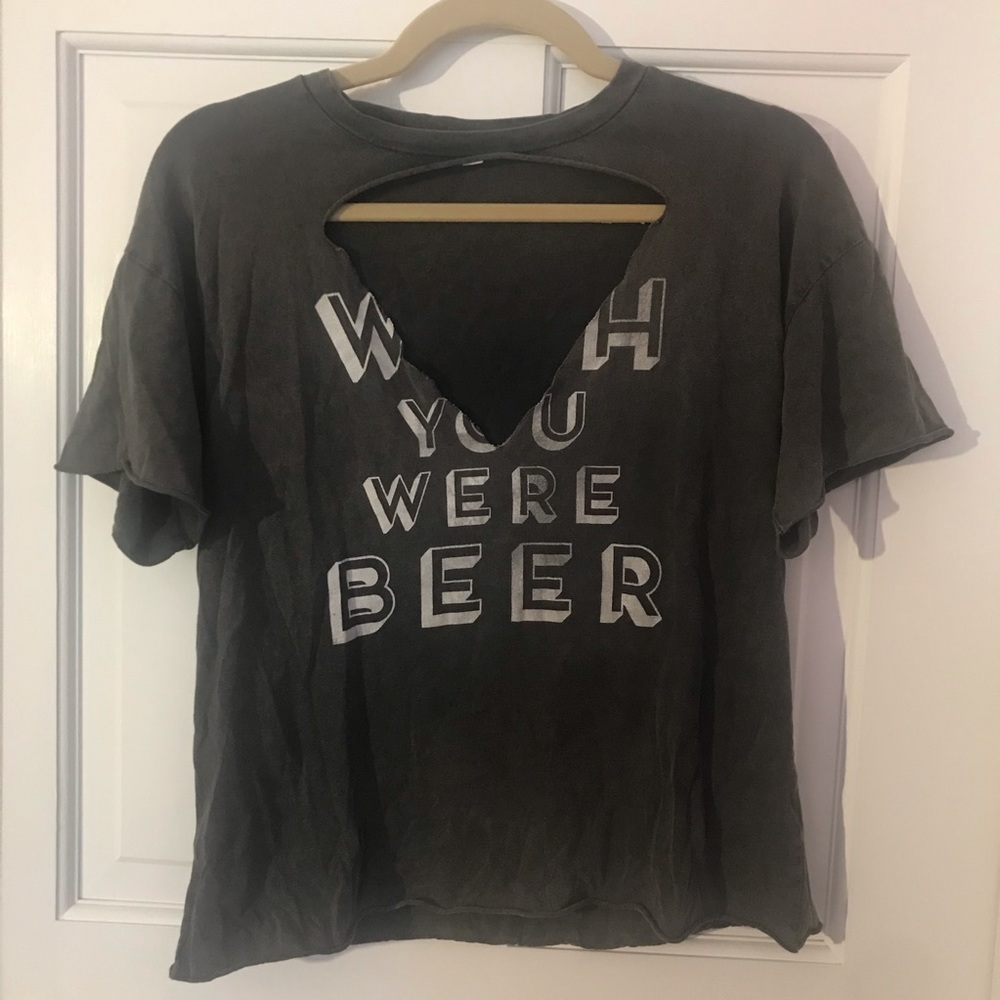 2 for $15 - AEO Don’t Ask Why Cutout Top EUC - Picture 1 of 4